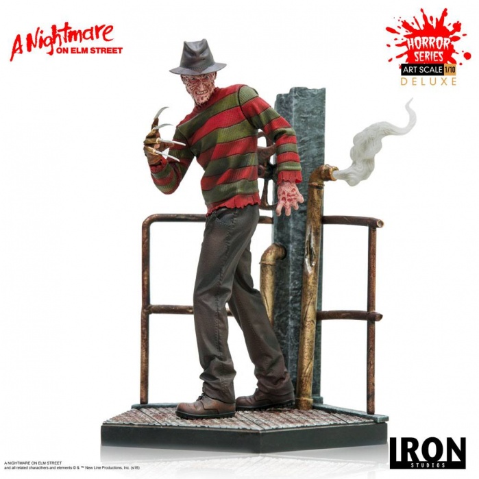 Nightmare on Elm Street Art Scale Statue 1/10 Freddy Krueger Deluxe Iron Studios Product