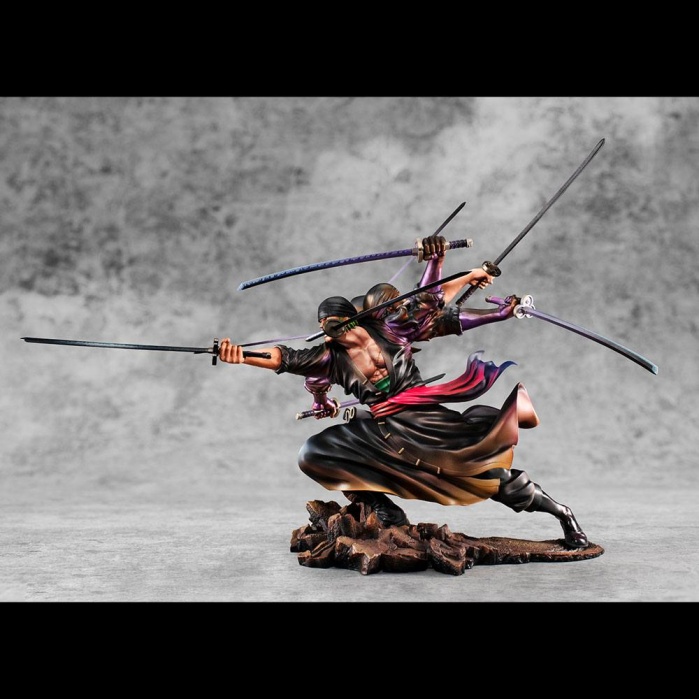 One Piece Excellent Model P.O.P PVC Statue SA-Maximum Roronoa Zoro Ver. Demon Spirit Kyuutouryuu Asura 17 cm MegaHouse Product