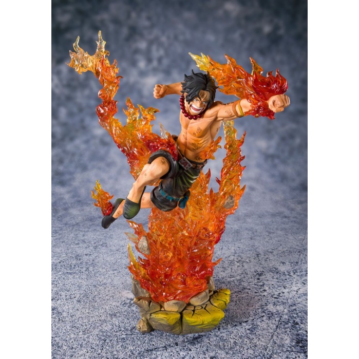 One Piece FiguartsZERO PVC Statue Portgas D. Ace -Commander of the 2nd Division Tamashii Nations Product