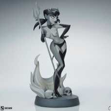 Original Artist Series Statue Devil Girl (Black and White Variant) 30 cm | Sideshow Collectibles