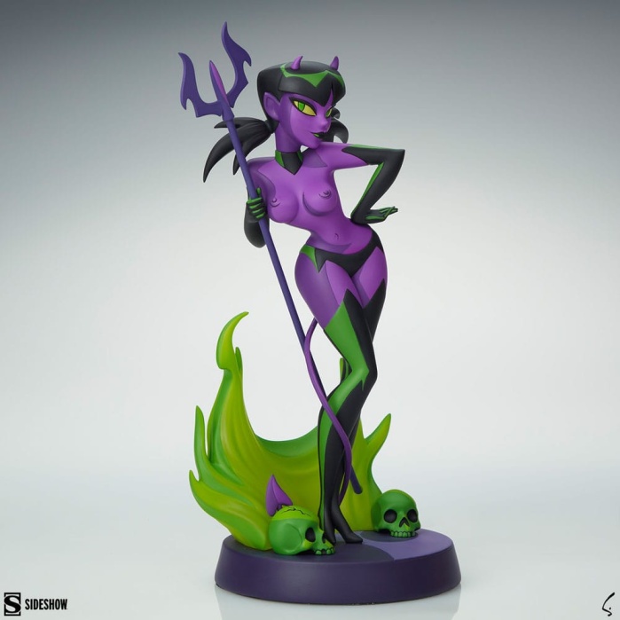 Original Artist Series Statue Devil Girl (Purple and Green Variant) 30 cm Sideshow Collectibles Product