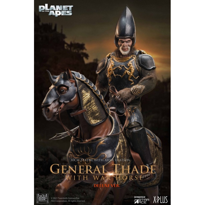 Planet of the Apes: Deluxe General Thade with War Horse Soft Vinyl Statue Star Ace Toys Product
