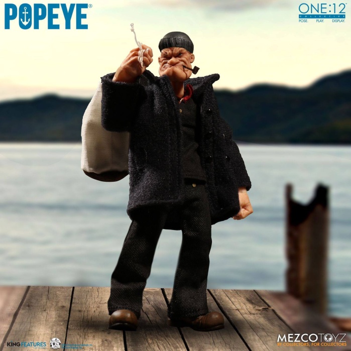 Popeye Action Figure 1/12 Mezco Toys Product