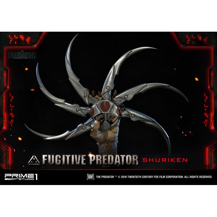 Predator 2018 Bust 1/1 Fugitive Predator Shuriken Prime 1 Studio Product