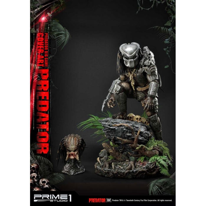 Predator Statue Big Game Cover Art Predator 72 cm Prime 1 Studio Product