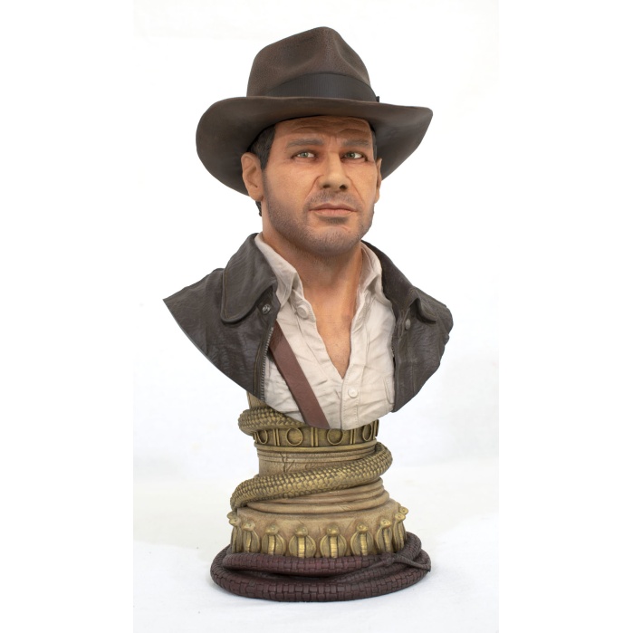 Raiders Of The Lost Ark: Legends 3D - Indiana Jones 1:2 Scale Bust Diamond Select Toys Product
