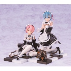Re:Zero Starting Life in Another World: Ram and Rem Special Stand Complete Set Ver. 1:8 scale Figure | Goodsmile Company