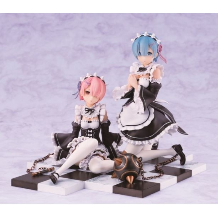Re:Zero Starting Life in Another World: Ram and Rem Special Stand Complete Set Ver. 1:8 scale Figure Goodsmile Company Product