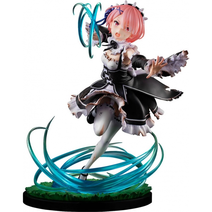 Re:Zero Starting Life in Another World: Ram Battle with Roswaal Version 1:7 Scale PVC Statue Goodsmile Company Product