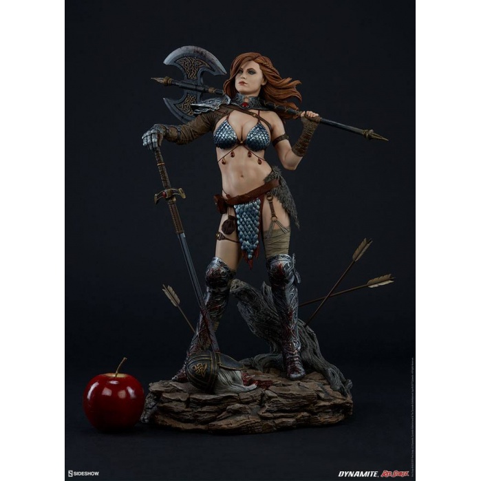 Red Sonja Queen of Scavengers Premium Format Statue Sideshow Collectibles Product