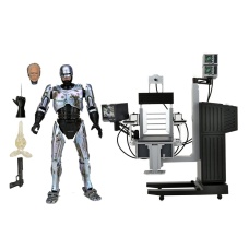 Robocop: Ultimate Battle Damaged Robocop with Chair 7 inch Action Figure | NECA
