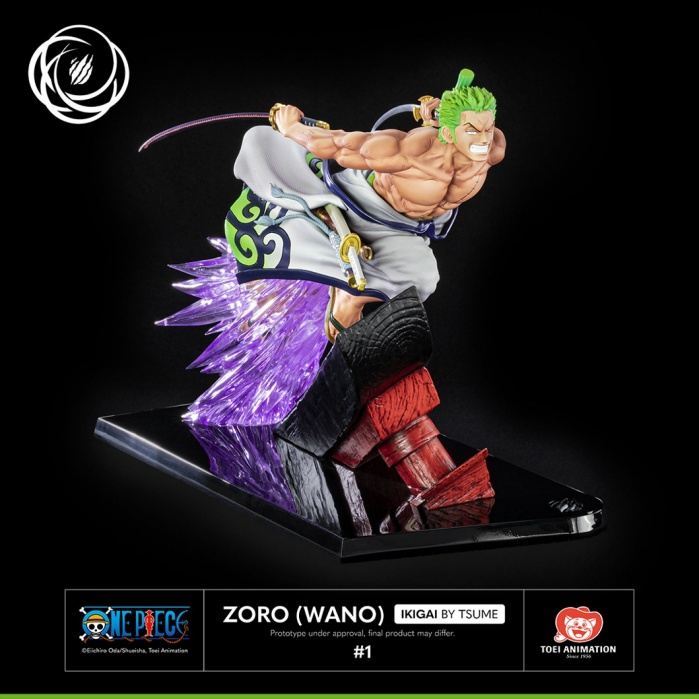 Roronoa Zoro- Wano Ikigai  One Piece Statue Tsume-Art Product