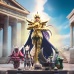 Saint Seiya Art Scale Statue 1/10 Aries Mu Deluxe 27 cm Iron Studios Product