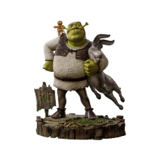 Shrek: Shrek with Donkey and the Gingerbread Man 1:10 Scale Statue | Iron Studios