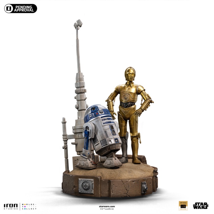 Star Wars: C-3PO and R2-D2 Deluxe Version 1:10 Scale Statue Iron Studios Product