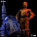 Star Wars: C-3PO and R2-D2 Deluxe Version 1:10 Scale Statue Iron Studios Product