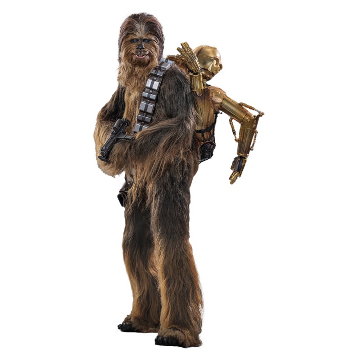 Star Wars: Chewbacca with Disassembled C-3PO MMS766 1/6 - The Empire Strikes Back Hot Toys Product