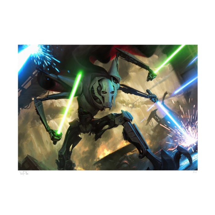 Star Wars: General Grievous Unframed Art Print Sideshow Collectibles Product