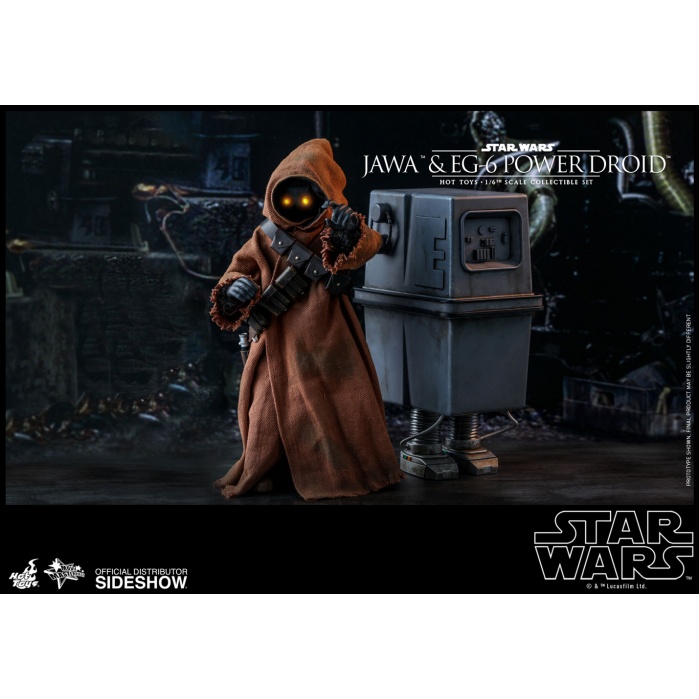 Star Wars: Jawa and EG-6 Power Droid 1:6 Scale Figure Set Hot Toys Product