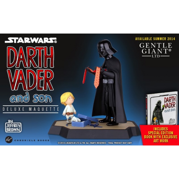 Star Wars Maquette & Book Darth Vader and Son 25 cm Gentle Giant Studios Product