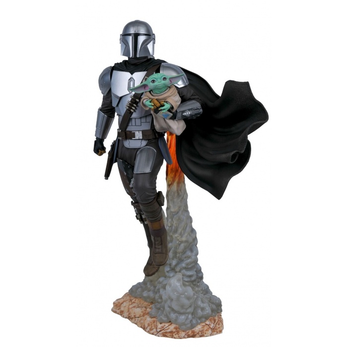 Star Wars Milestones: The Mandalorian and Child 1:6 Scale Statue Diamond Select Toys Product