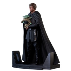 Star wars: Premier Collection - Mandalorian Luke and Grogu Statue | Gentle Giant Studios