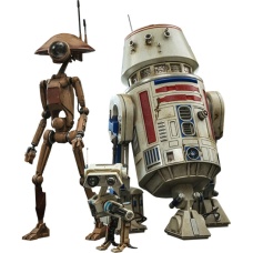 Star Wars: R5-D4 with Pit Droid and BD-72 1:6 Scale Figure Set | Hot Toys