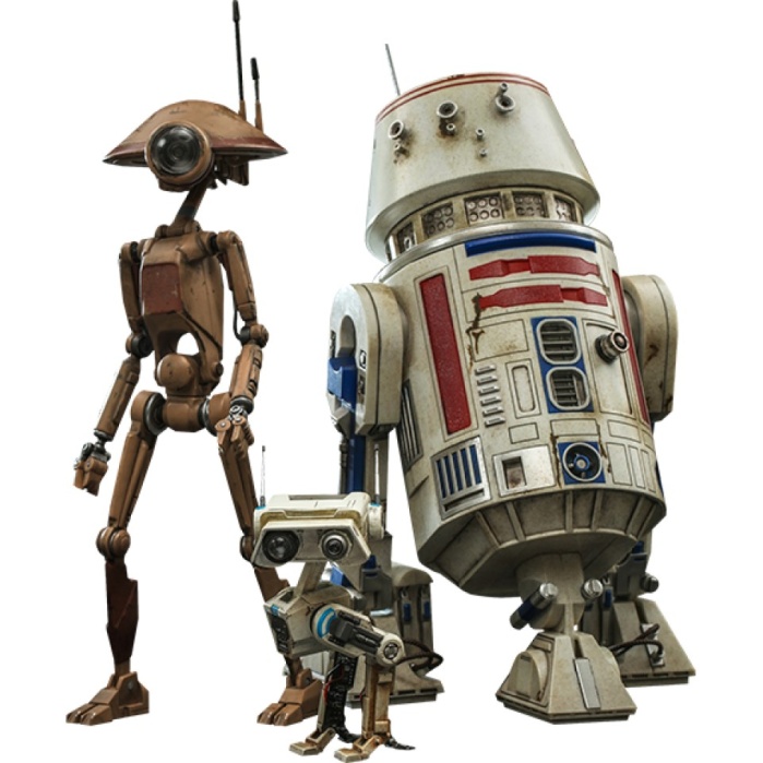 Star Wars: R5-D4 with Pit Droid and BD-72 1:6 Scale Figure Set Hot Toys Product