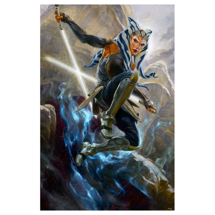 Star Wars: Rebels - Ahsoka Tano Hanging in the Balance Unframed Art Print Sideshow Collectibles Product