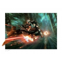 Star Wars: Return of the Jedi - Endor Chase Unframed Art Print Sideshow Collectibles Product