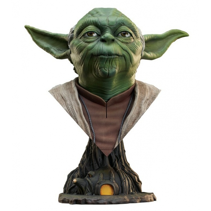 Star Wars: Return of the Jedi - Legends in 3D Yoda 1:2 Scale Bust Diamond Select Toys Product
