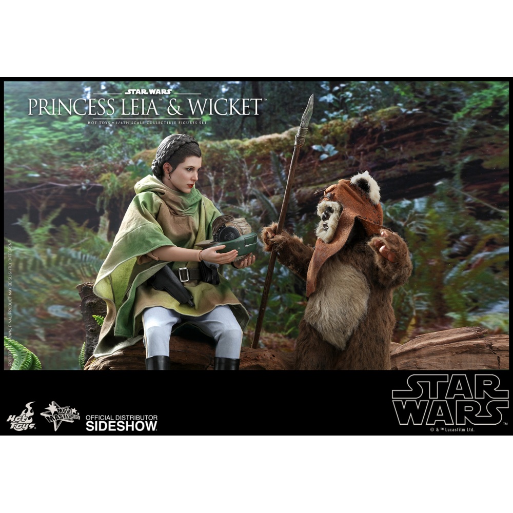 Star Wars: Return of the Jedi - Princess Leia and Wicket 1:6 Scale Set (NL)...
