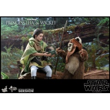 Star Wars: Return of the Jedi - Princess Leia and Wicket 1:6 Scale Set | Hot Toys