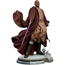 Star Wars: Revenge of the Sith - Mace Windu Premium 1:4 Scale Statue | Sideshow Collectibles