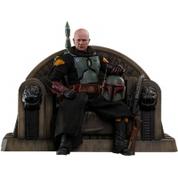 Star Wars: The Mandalorian - Boba Fett Repaint Armor and Throne 1:6 Scale Figure Set Hot Toys Product