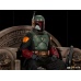 Star Wars: The Mandalorian - Deluxe Boba Fett on Throne 1:10 Scale Statue Iron Studios Product