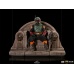 Star Wars: The Mandalorian - Deluxe Boba Fett on Throne 1:10 Scale Statue Iron Studios Product