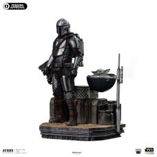 Star Wars: The Mandalorian - Din Djarin and Din Grogu 1:10 Statue | Iron Studios