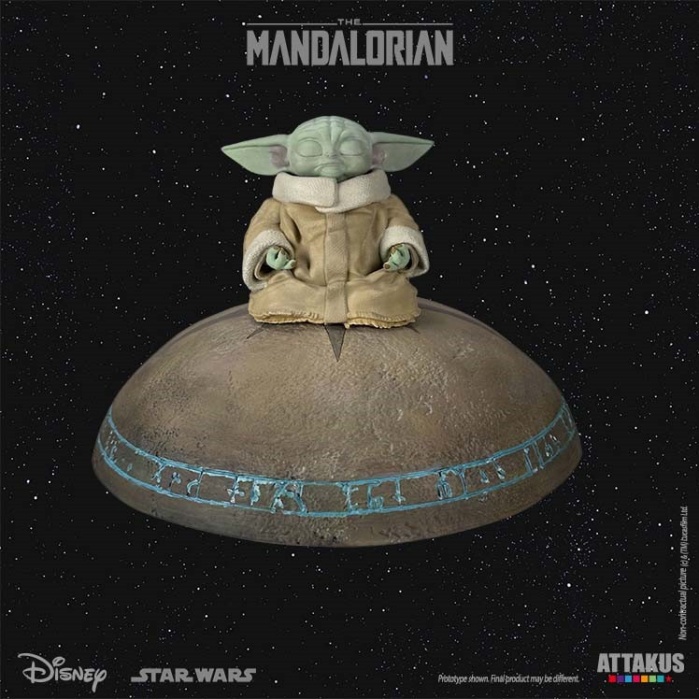 Star Wars: The Mandalorian - Grogu Summoning the Force 1:5 Scale Figure Attakus Product