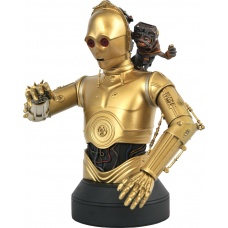 Star Wars: The Rise of Skywalker - C-3PO and Babu Frik 1:6 Scale Bust | Diamond Select Toys