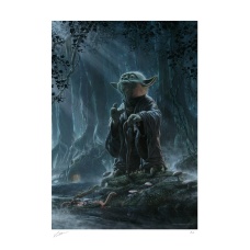 Star Wars: Yoda Luminous Beings Unframed Art Print - Sideshow Collectibles (EU)