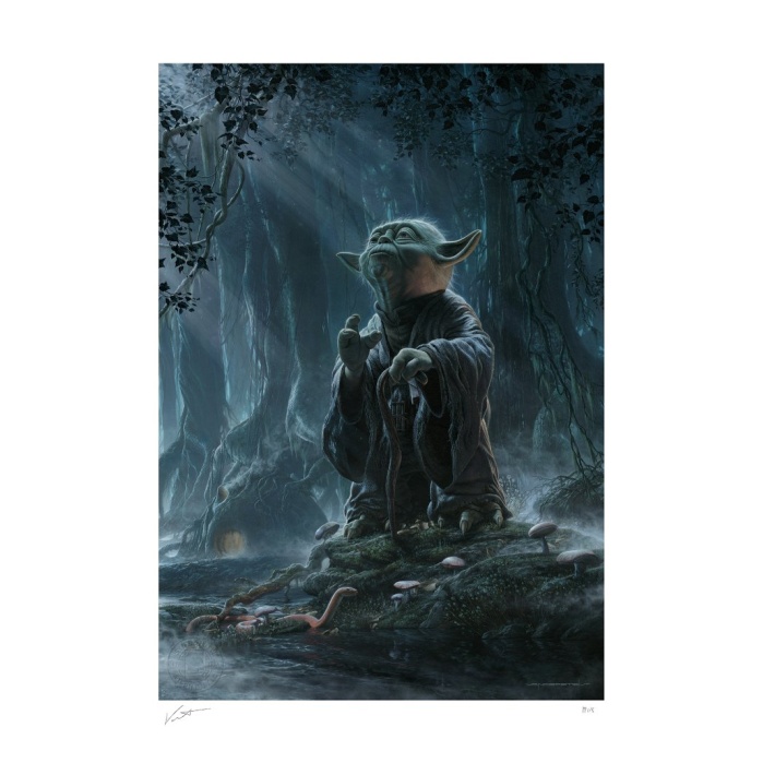 Star Wars: Yoda Luminous Beings Unframed Art Print Sideshow Collectibles Product