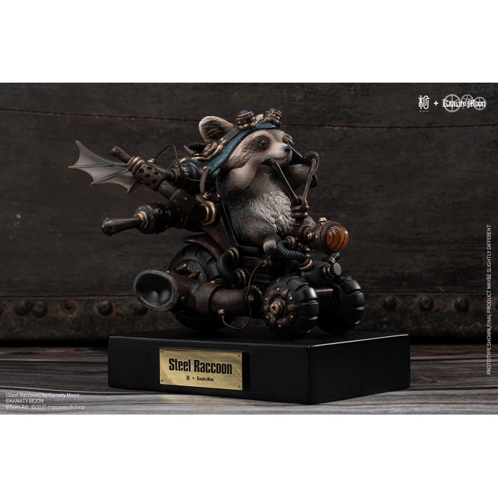 Steel Raccoon Statue Sideshow Collectibles Product
