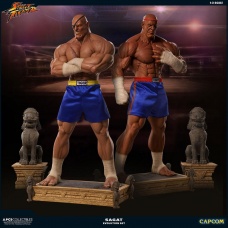Street Fighter: Evolution Exclusive Sagat 1:3 Scale Statue Set | Pop Culture Shock