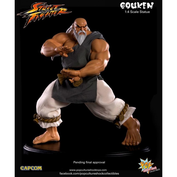 Street Fighter: Gouken 1/4 scale statue Pop Culture Shock Product