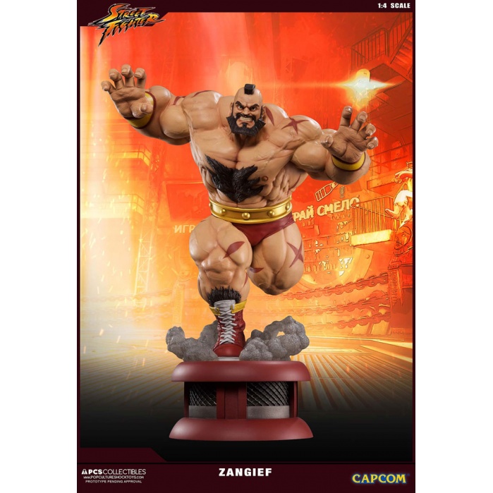 Street Fighter V Statue 1/4 Zangief Pop Culture Shock Product