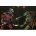 Teenage Mutant Ninja Turtles (1990 Movie) Action Figure Roof Top Battle Shredder vs Leo 18 cm NECA Product