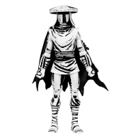 Teenage Mutant Ninja Turtles Action Figure Elite Foot Ninja Guard Black & White 18 cm NECA Product