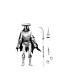 Teenage Mutant Ninja Turtles Action Figure Elite Foot Ninja Guard Black & White 18 cm NECA Product