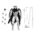 Teenage Mutant Ninja Turtles Action Figure Foot Assassin Black and White 18 cm NECA Product